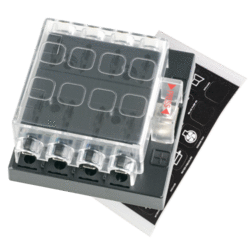 54433 Narva 8 Way Standard ATS Blade Fuse or Plug-In Type Circuit Breaker with T