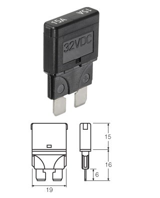 55608 Narva Blade Automatic Circuit Breaker - Pack of 5