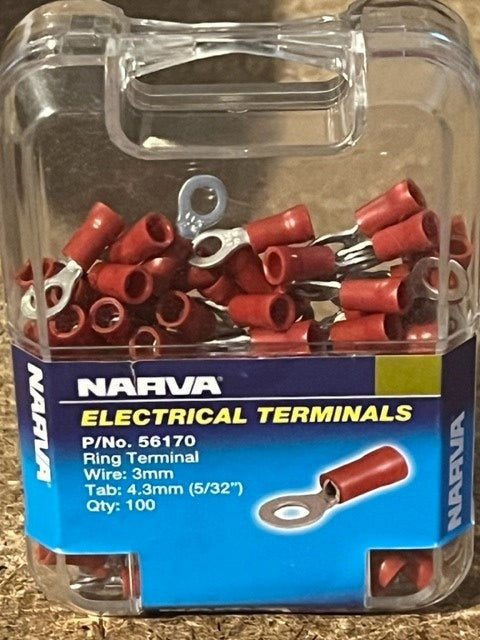 56170 Narva Insulated Ring Terminals