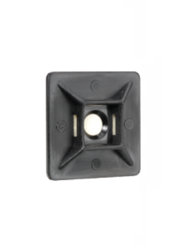 56448 Narva Black Cable Tie Mounts U.V. Weather Resistant - 28 x 28mm