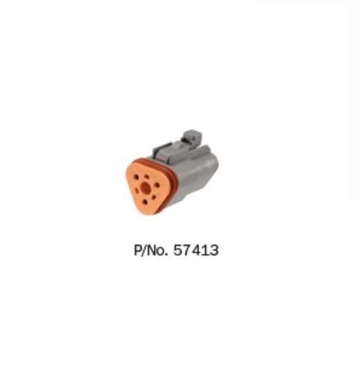 57413 Narva Deutsch Connectors - Male - 10 Pack