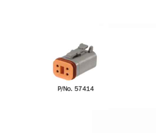 57414 Narva Deutsch Connectors - Male - 10 pack