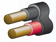 2 B&S Twin Core Sheath Battery Cable 32mm 225 Amp - 30 Metre Roll