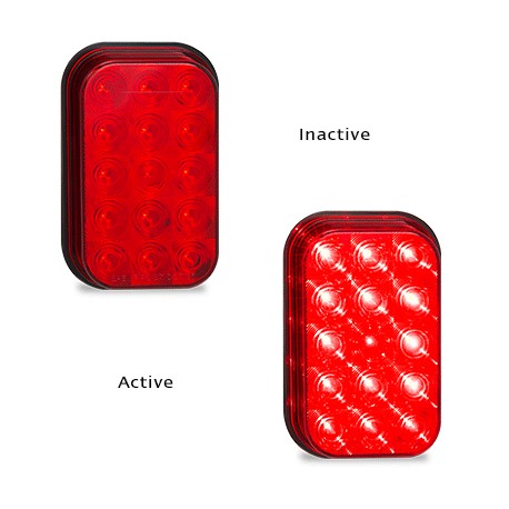 LED Autolamps 5940RMB 12-24 Volt Stop / Tail Single Function Lamp