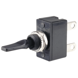 60048BL Narva Momentary On / Off / Momentary On Plastic Toggle Switch Pack of 5