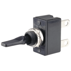 60048BL Narva Momentary On / Off / Momentary On Plastic Toggle Switch - Aerial