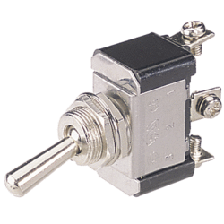 60057BL Narva On / On Metal Change-over Toggle Switch