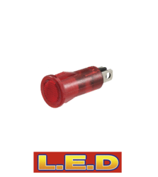 62029BL Narva 12 Volt Pilot Lamp with Red L.E.D