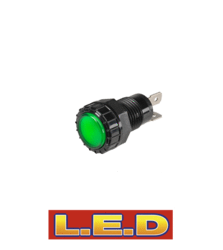 62068BL Narva 24 Volt Pilot Lamp with Green L.E.D
