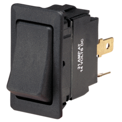 63050BL Narva Off / Momentary On Heavy-Duty Rocker Switch