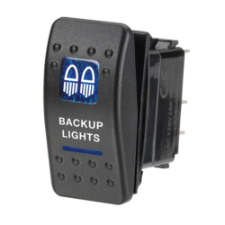 63142BL Narva 12 Volt Illuminated Off / On Sealed Rocker Switch with Backup Ligh