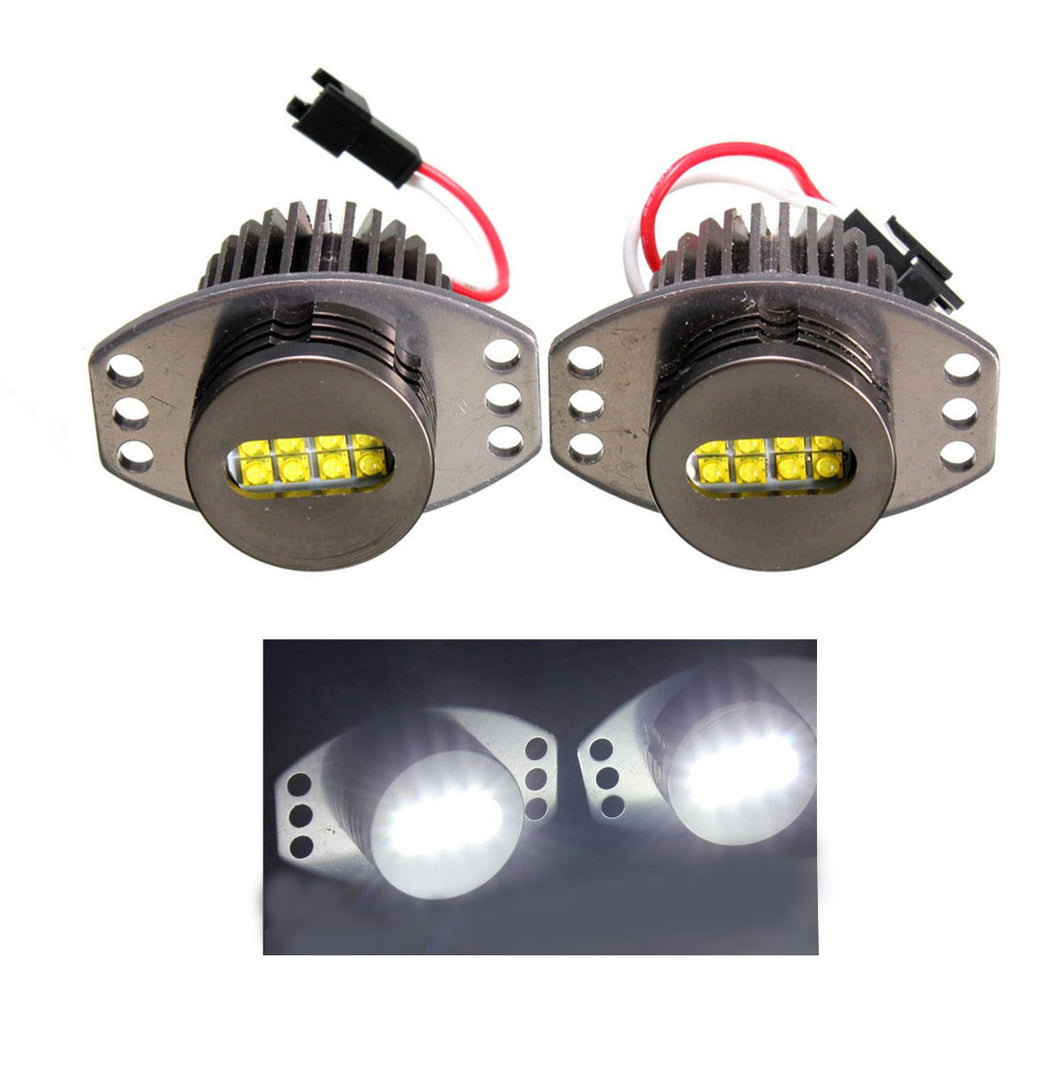 BMW Angel Eye LED 80 Watts! Bulbs Lights Halo E90 E70 320 325 328 330 335 E70 X5