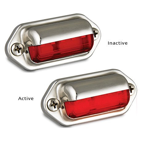 LED Autolamps 6505RM 12-24 Volt Red Coloured Courtesy Lamp