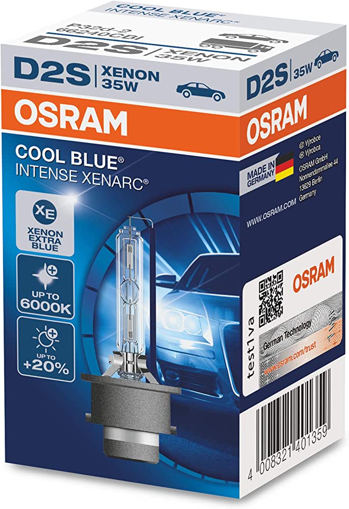 OSRAM 66240CBI XENARC COOL BLUE INTENSE D2S HID xenon arc tubes, disch –  e-Revolution