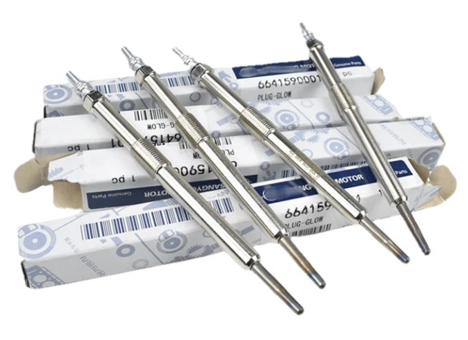 4 x GENUINE BRAND GLOW PLUG SET for SSANGYONG ACTYON SPORTS 2.0 2.7 2006-2009