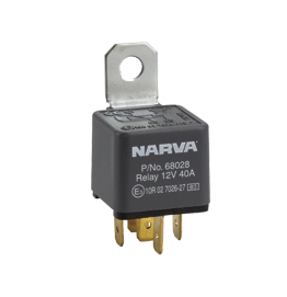 68028BL Narva 12 Volt Normal Open Relay 5 Pin