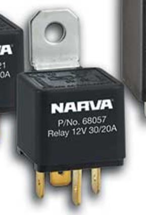 NARVA 12V 30/20 AMP 5 PIN RESISTOR 68057BL