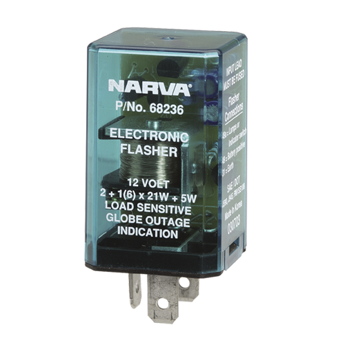 68236BL Narva 12 Volt 3 Pin Electronic Flasher