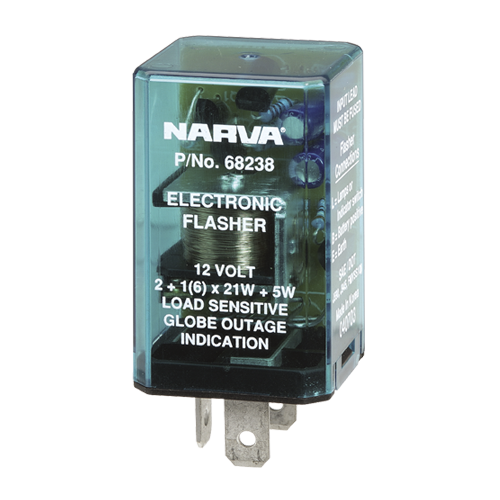 68238BL Narva 12 Volt 3 Pin Electronic Flasher