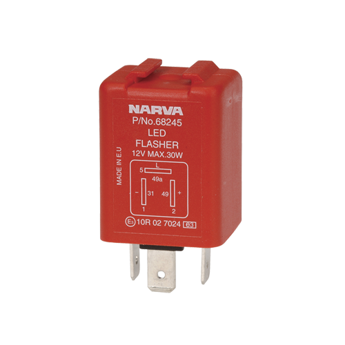 68245BL Narva 12 Volt 3 Pin Electronic L.E.D Flasher