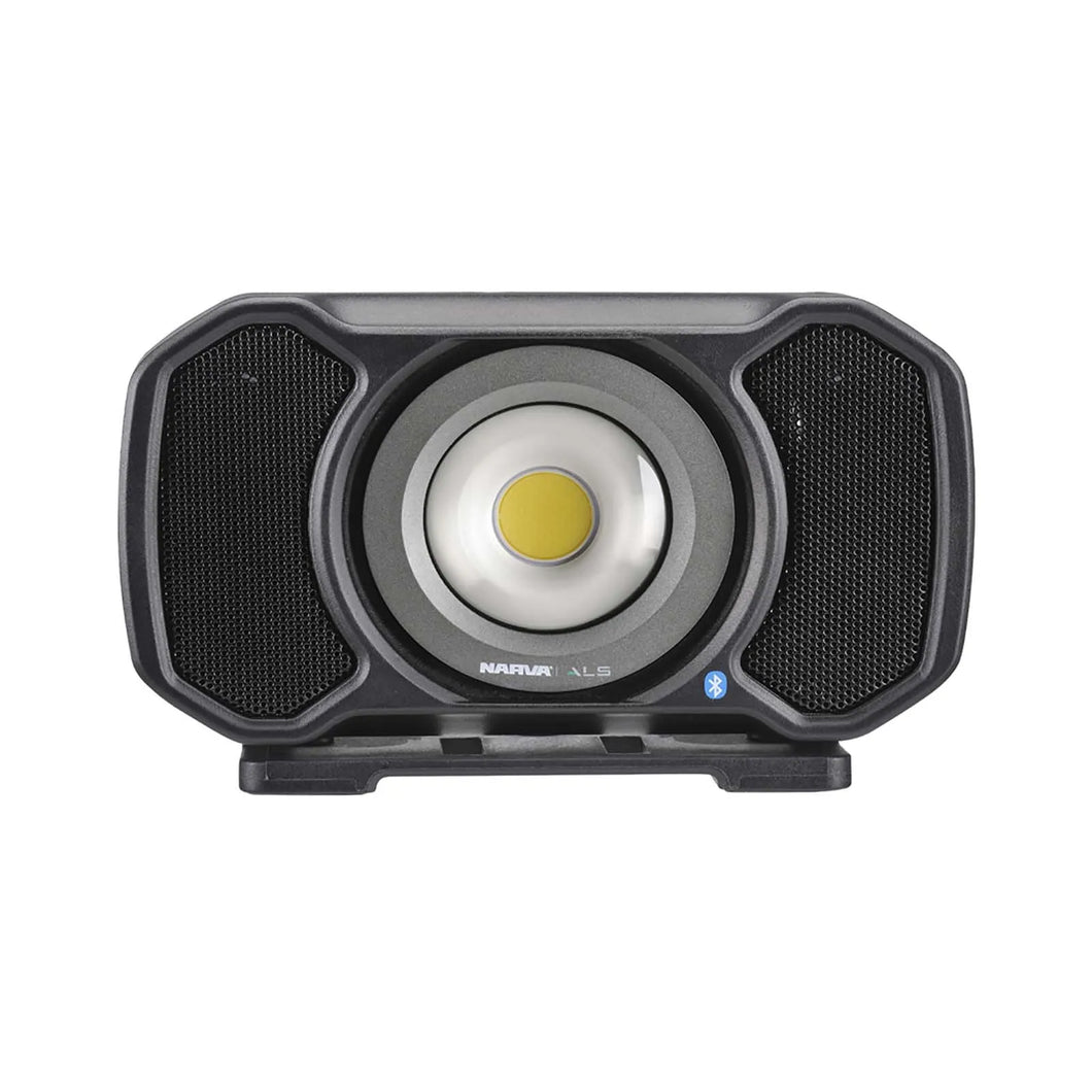 NARVA RECHARGEABLE LED WORKLIGHT BLUETOOTH SPEAKER AUDIO LIGHT 2000 LUMEN 71404