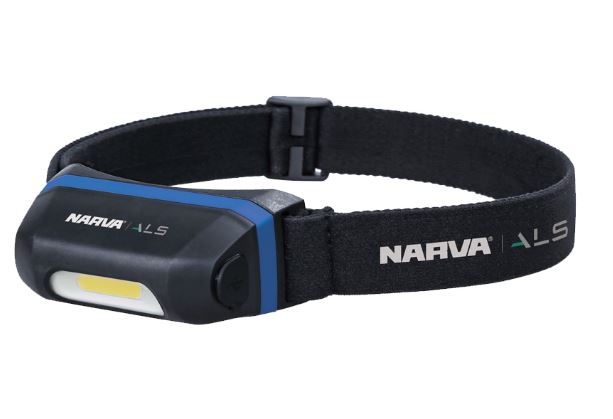 Narva LED Head Torch Rechargeable 120 Lumen Camp Workshop Light Head Lamp 71424