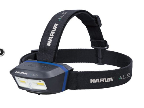 Narva 71426 LED Head Torch Rechargeable Camping Workshop Light Head Lamp 71426