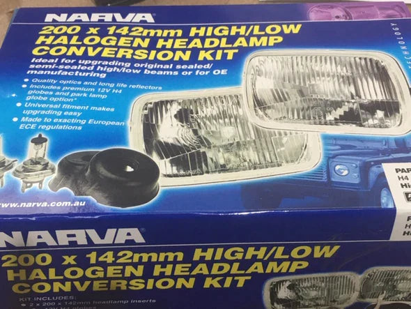 Narva 72088 Halogen Headlamp - H4 Conversion Kit - 200 x 142mm High/Low Beam