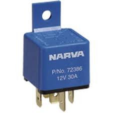 Narva Mini Relay 12V 5 Pin 30A 72386BL