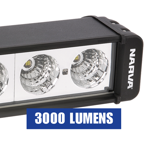 72752 Narva 9-32 Volt High Powered L.E.D Work Lamp Flood Beam Bar - 3000 Lumens