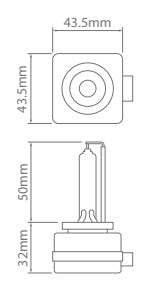 IONNIC 80037 12-24V D1S Base Bulb