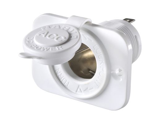 81026WBL Narva Heavy-Duty Accessory Socket - WHITE