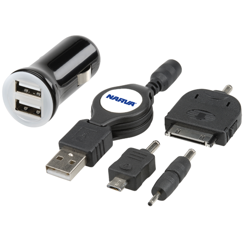 81054BL Narva Twin USB Power Adaptor Kit