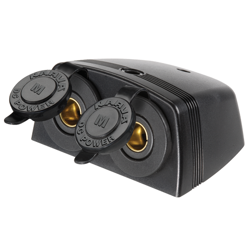 81162BL Narva Heavy Duty Twin Surface Mount Merit Sockets