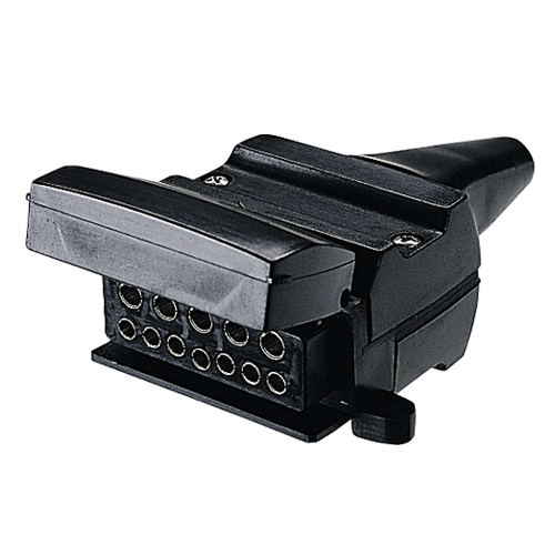 82072BL Narva 12 Pin Flat Trailer Socket