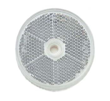 84010BL Narva Clear Retro Reflector 60mm Diameter with Central Fixing Hole