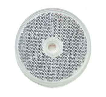 84010/50 Narva Clear Retro Reflector 60mm Diameter with Central Fixing Hole