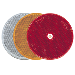 84020/50 Narva Clear Retro Reflector 80mm Diameter with Central Fixing Hole