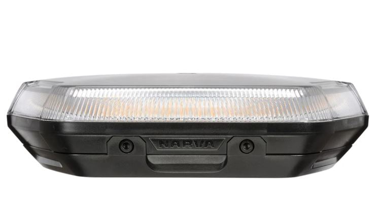 Narva 10-80V Aerotech LED Mini Light Box (Amber / Clear) Permanent Mount 85015AC