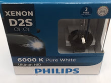 Philips Ultinon D2S Xenon Headlight Bulbs - 6000K Pure White - PAIR