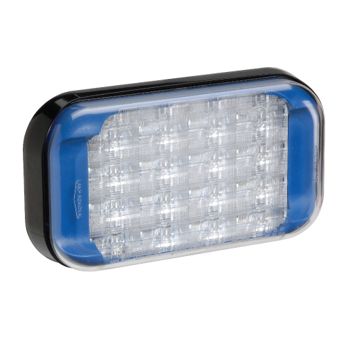 85222B-D Narva 9-33 Volt High Powered L.E.D Warning Lamp Blue with 5 Flash Patte