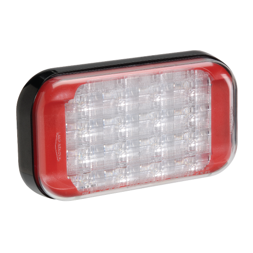85222R Narva 9-33 Volt High Powered L.E.D Warning Lamp Red with 5 Flash Patterns