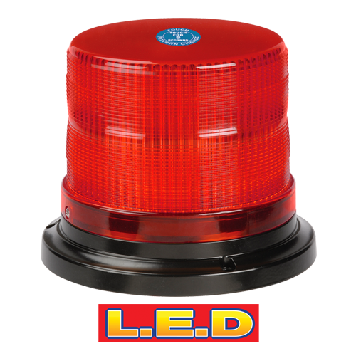 85246R Narva 12/24 Volt Pulse High Output L.E.D Strobe/Rotator Light Red with 2