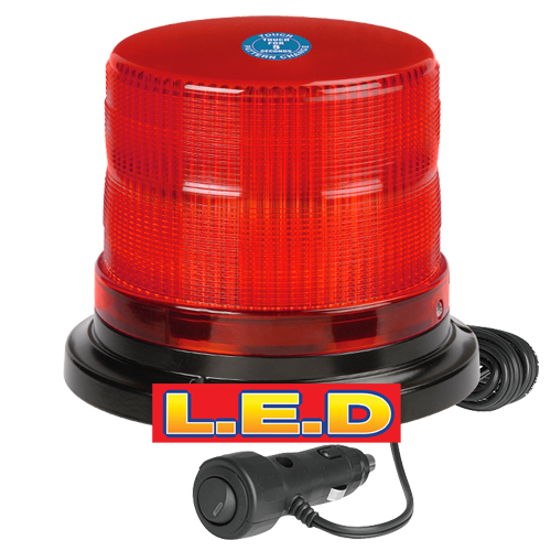 85248R Narva 12/24 Volt Pulse High Output L.E.D Strobe/Rotator Light Red with 2
