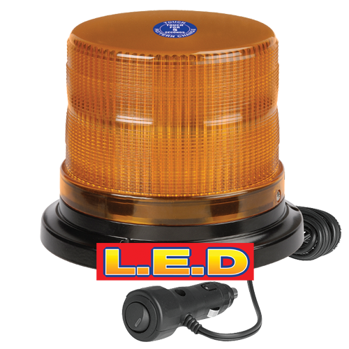 85248A Narva 12/24 Volt Pulse High Output L.E.D Strobe/Rotator Light Amber with