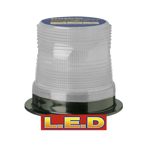 85356C Narva 12-48 Volts L.E.D Sonically Sealed Strobe Light, Flange Base Clear