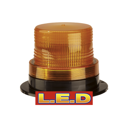 85368A Narva 12-80 Volts L.E.D Quad Flash Strobe Light Amber Flange Base