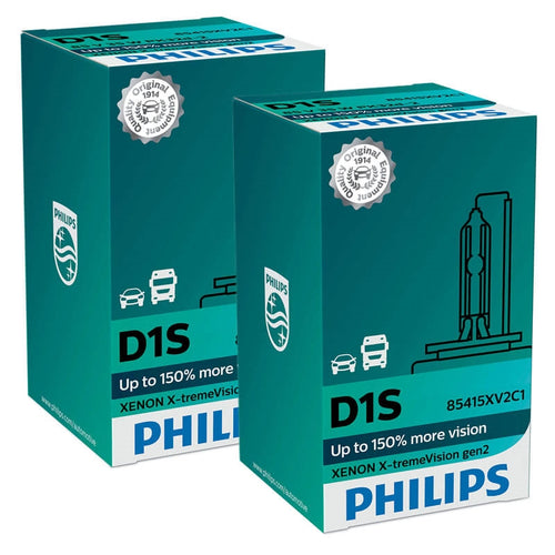 2PC AUS PHILIPS D1S GEN 2 X-treme Vision + 150 % Xenon HID Headlight Bulb xtreme