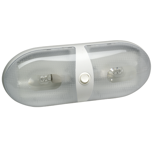 86862 Narva Dual Interior Dome Light with Off / On Rocker Switch