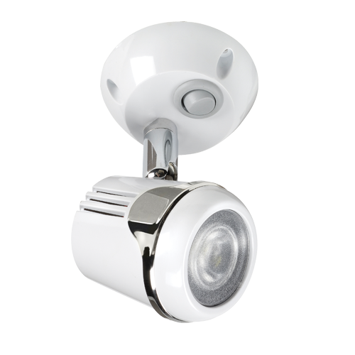 87646BL Narva 9-33 Volt 1W L.E.D Adjustable Reading Lamp with Off / On Switch